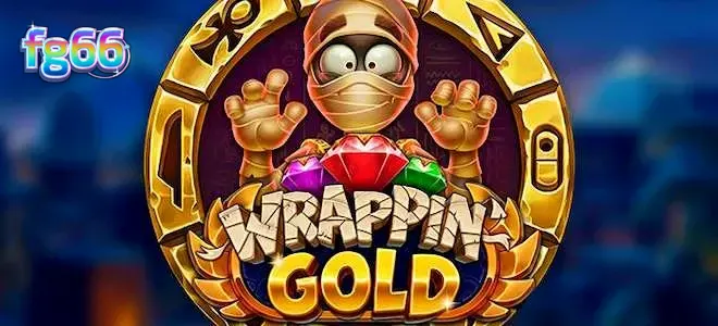 Wrappin’ Gold স্লট গেমের একটি দৃশ্য যেখানে মমি খুফু তার রত্নভাণ্ডার খুঁজছেন